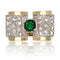 Bague 56 Bague tank émeraude et diamants 58 Facettes 22-221