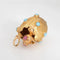Pendentif Pendentif vintage en forme de poussin éclosant d'un œuf, grand modèle, turquoise, années 60 58 Facettes G13151