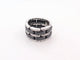 Bague 57 bague CHANEL ultra gm ceramique noire or diamants 58 Facettes 259938