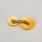 Boutons de manchette Boutons de manchettes or jaune 58 Facettes HOU5339