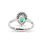 Bague Bague émeraude et diamant colombiens 58 Facettes