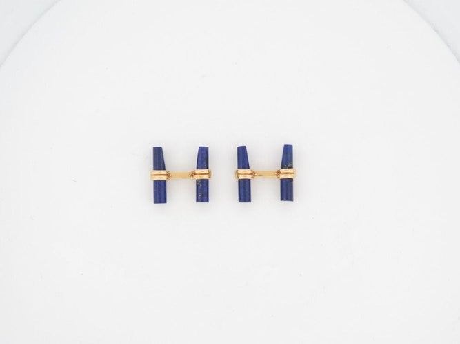 Boutons de manchette boutons de manchettes BOUCHERON en or 19 batonnets faisceaux 58 Facettes 260635