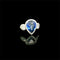 Ceylon sapphire and diamond ring 58 Facettes