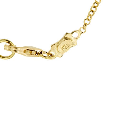Bracelet Bracelet or jaune avec breloques en émail 58 Facettes 34594