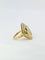 Bague marquise or jaune opale diamants