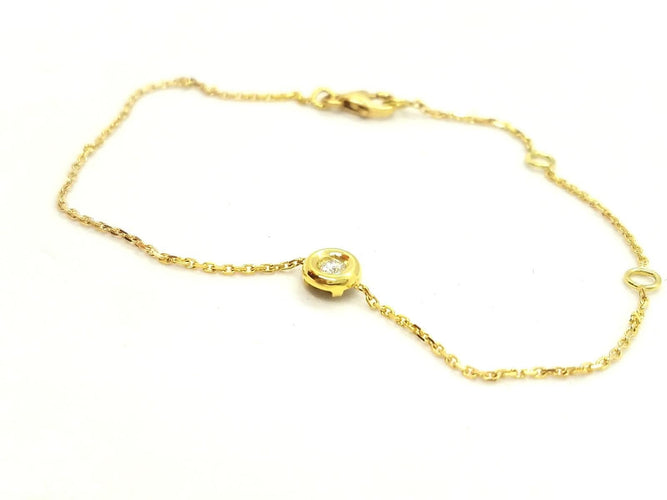 Bracelet Bracelet Or jaune Diamant 58 Facettes 578988RV