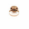 Bague Ensemble bague et boucles d'oreilles victoriennes en or et argent avec diamants 58 Facettes