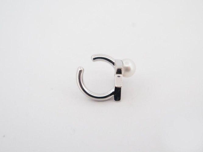 Boucles d'oreilles bijou d'oreille TASAKI 1 clip comet plus argent massif perle 58 Facettes 258988