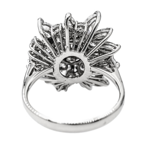 Bague 55 Bague Or blanc Diamant 58 Facettes 2975750CN