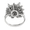 Bague 55 Bague Or blanc Diamant 58 Facettes 2975750CN