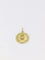 Pendentif Médaille Augis ronde couronne de laurier Plus qu’hier moins que demain or jaune diamant rubis 58 Facettes 678