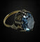 Bague Bague française du début des années 1900 avec spinelle bleu 58 Facettes