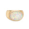 Bague 61 Bague opale éthiopienne 10 carats, chevalière est-ouest 58 Facettes G13202