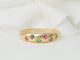 Bague 56 Bague jonc en or rose et pierres précieuses 58 Facettes 33471