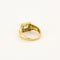 Bague 54 Bague or jaune et aigue-marine 58 Facettes B250188