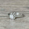 Bague 55 Solitaire or blanc diamant 0.50 carat 58 Facettes 198