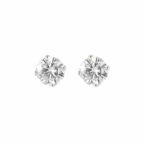 Boucles d'oreilles Puces d'oreilles or blanc et diamants 58 Facettes BO/230068