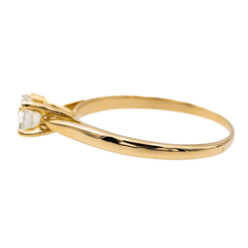 Bague 53 Bague Solitaire Or jaune Diamant 58 Facettes 3009542CN