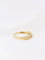 Bague 54 Demi-Alliance américaine en or jaune et diamants 0,18 ct 58 Facettes J103