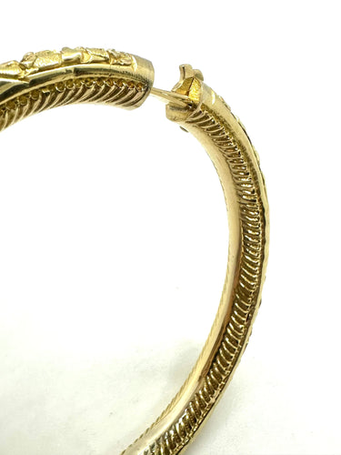 Bracelet Bracelet vintage en or fabriqué à partir d'un tube creux, début des années 1900 58 Facettes
