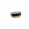 Bague Bague en saphir naturel et diamant Illario 58 Facettes