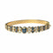 Bracelet Jonc or jaune, Serti de Saphirs et Diamants 58 Facettes 339