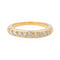 Bague 50 Bague Demi alliance Or jaune Diamant 58 Facettes 3574924CN