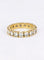 Bague 56 Alliance américaine or diamants 3.4ct 58 Facettes J214
