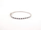 Bracelet bracelet riviere de diamants et saphirs 2ct maille tennis en or blanc 58 Facettes 260237