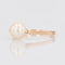 Bague 54 Solitaire perle de culture or jaune 58 Facettes 23-337