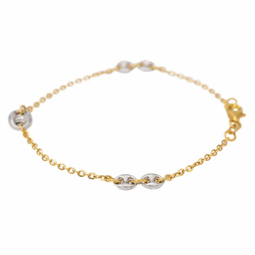 Bracelet Bracelet Grain de café Or jaune 58 Facettes 578490CD