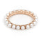 Bague 51 Ginette NY Bague Alliance Maria Or rose Perle 58 Facettes 2246419CN