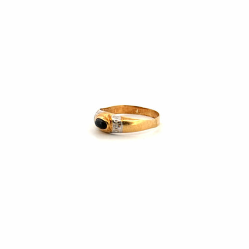 Bague 57 Bague Jonc Or Jaune Diamants & Topaze 58 Facettes 47-GS35503