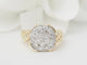 Bague 51 Bague en or jaune pavage de diamants 58 Facettes 33400