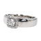 Bague 52 Bague Or blanc Diamant 58 Facettes 2958634CN