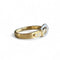 Bague Bague ceinture en or bicolore et diamants 58 Facettes 359