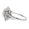 Bague 57 Bague Or blanc Diamant 58 Facettes 2698712CN