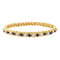 Bracelet Bracelet vintage, or jaune, saphirs et diamants. 58 Facettes 33932