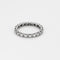 Bague 53 Alliance or gris et diamants 58 Facettes RAM2654