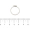 Bague Bague trilogie sertie de diamants de 0,24 ct 58 Facettes 31998