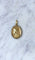 Pendentif Médaille Vierge or et perles fines 58 Facettes