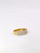 Bague 49 Double alliance or jaune diamants 58 Facettes J399