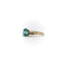 Bague Bague solitaire Art déco en or 14 carats avec zircon et diamant 58 Facettes