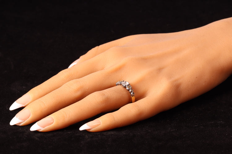 Bague 61 Bague en ligne avec diamants 58 Facettes 24137-0127