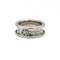 Bague 47 DIOR  - Bague or blanc porte bonheur diamant 58 Facettes 140232R