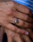 Bague 54 Solitaire Tourbillon Or Blanc Diamant 58 Facettes A11576