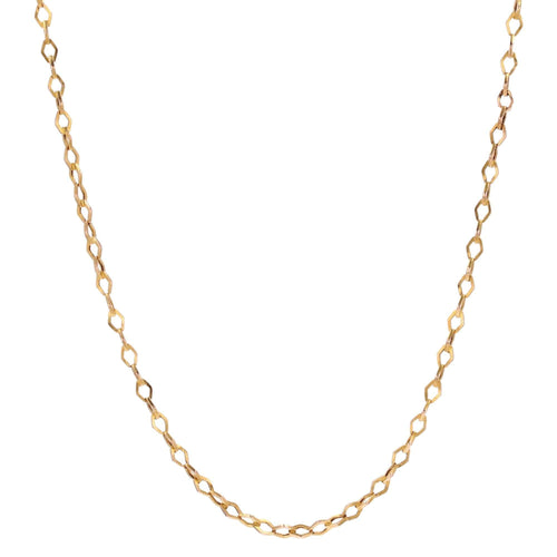 Collier Chaine ancienne maillons losangiques 58 Facettes 20-537