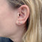 Boucles d'oreilles Paire de puces d'oreilles Messika, collection "My Twin", or rose et diamants 58 Facettes 34355