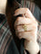 Bague 54 Bague couronne or jaune diamants perles 58 Facettes 1108.1