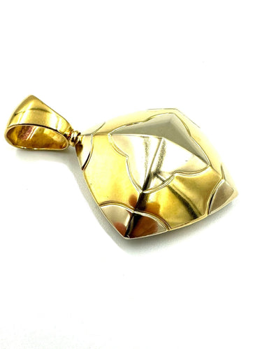 Collier BVLGARI. Collier Piramide 2 ors 58 Facettes